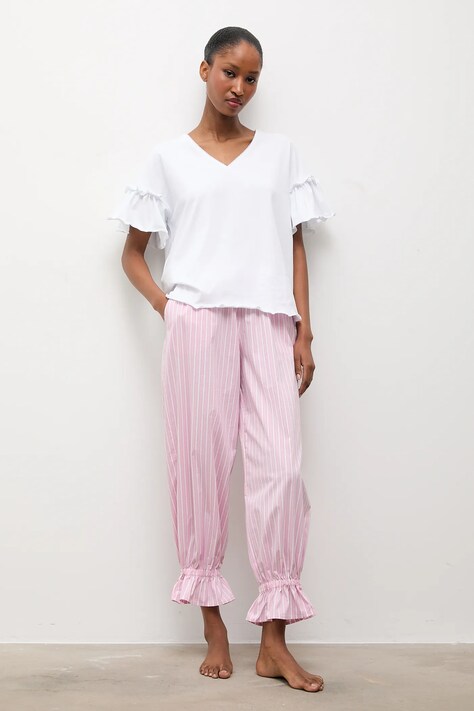 Answear.LAB piżama damska kolor różowy