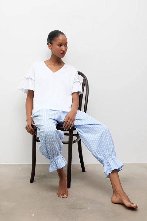 Answear.LAB piżama damska kolor niebieski