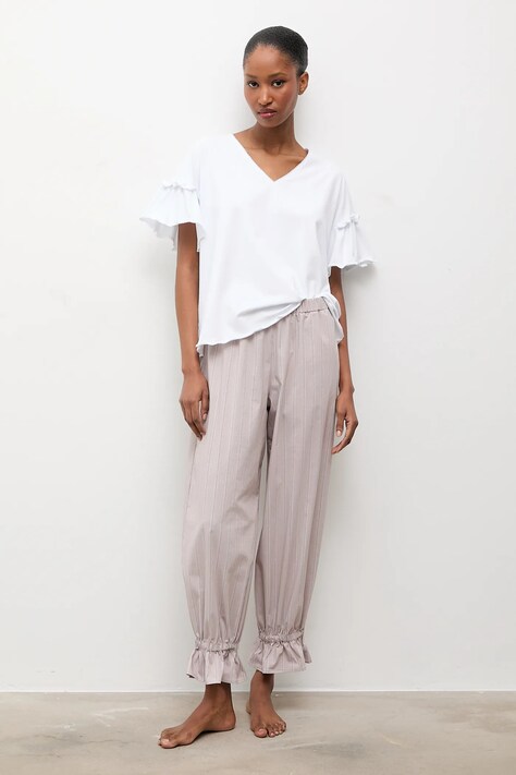 Answear.LAB piżama damska kolor beżowy