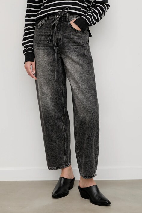 Answear.LAB jeansy damskie kolor szary