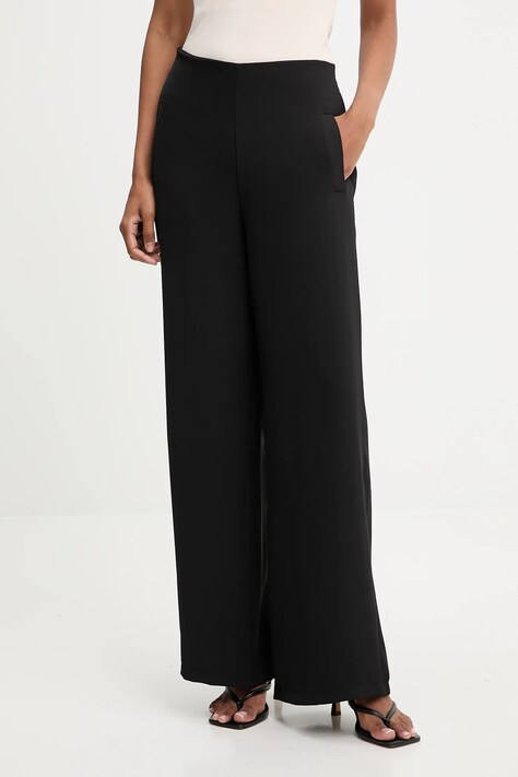 Answear.LAB spodnie damskie kolor czarny szerokie high waist