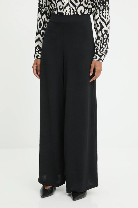 Answear.LAB spodnie damskie kolor czarny proste high waist