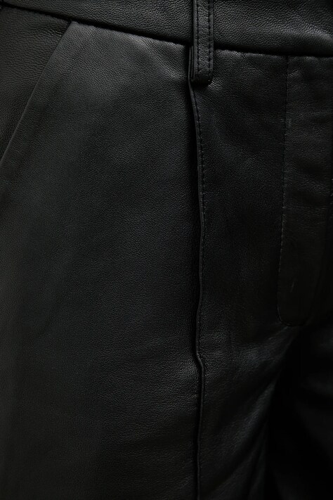 Шкіряні штани Answear.LAB NATTIE — WA25-SPD038, чорний — фото 4