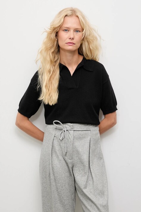 Answear.LAB sweter z kaszmirem damski kolor czarny lekki