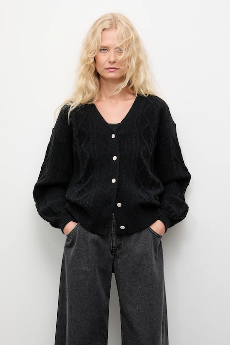 Answear.LAB cardigan din cașmir culoarea negru