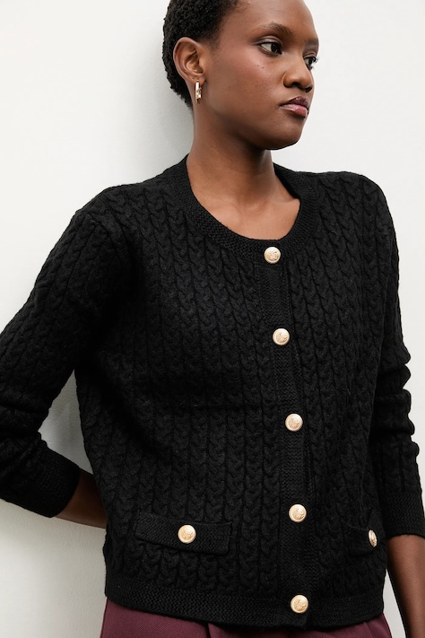 Answear.LAB cardigan culoarea negru