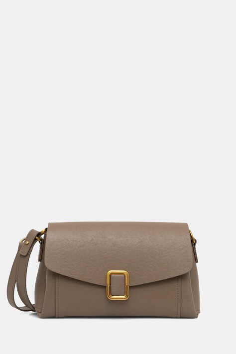 Answear.LAB torebka skórzana kolor beżowy