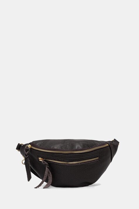 Answear Lab nerka skórzana kolor brązowy