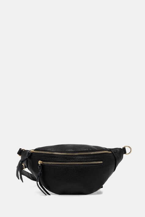 Answear Lab nerka skórzana kolor czarny