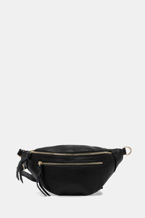 Answear Lab nerka skórzana kolor czarny