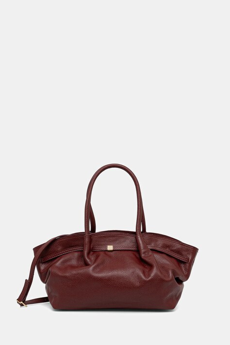 Answear.LAB poseta de piele culoarea bordo