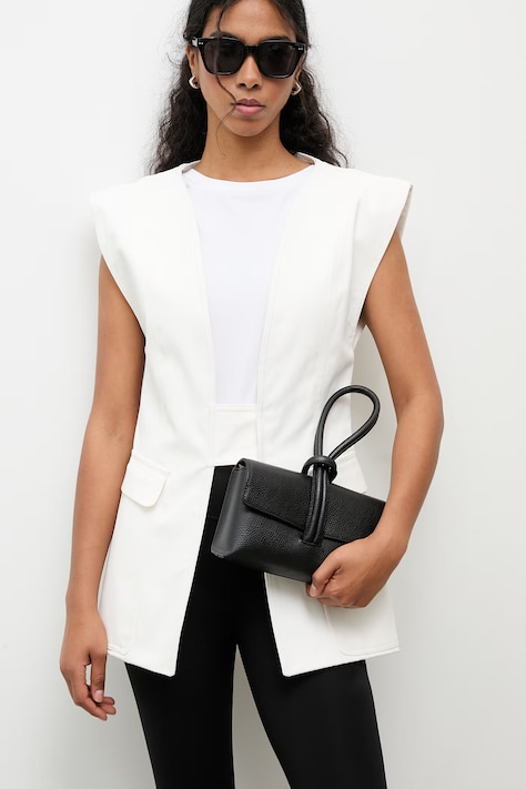 Kožené psaníčko Answear.LAB hnědá barva