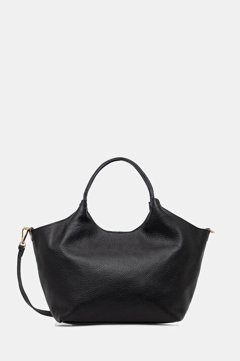 Answear.LAB torebka skórzana kolor czarny