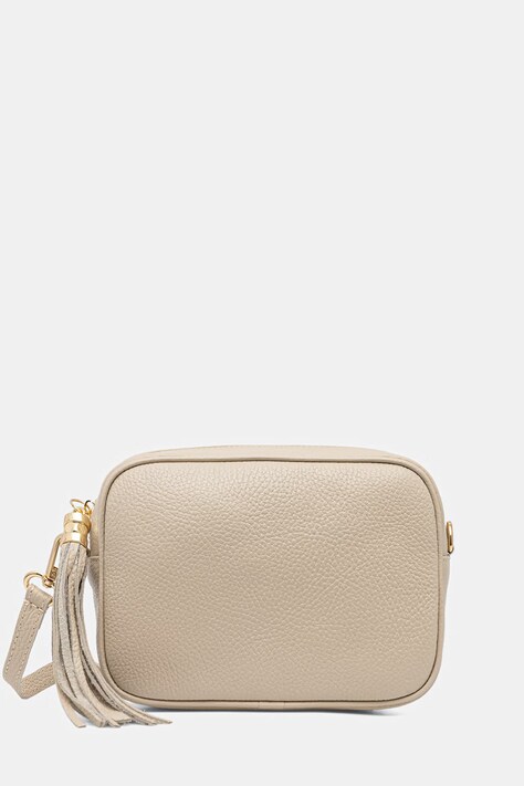 Answear.LAB torebka crossbody damska skórzana beżowa