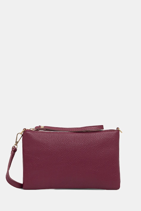 Кожаная сумка Answear.LAB цвет бордовый