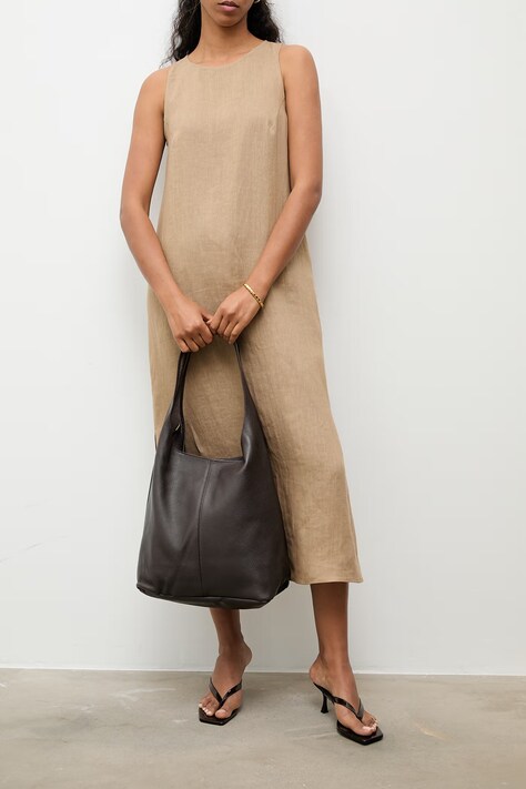 Answear.LAB poseta de piele culoarea maro