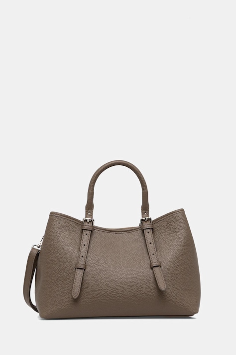 Answear.LAB torebka skórzana kolor beżowy