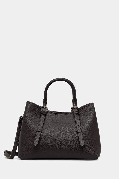 Answear.LAB torebka skórzana kolor brązowy