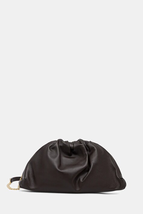 Answear.LAB torebka skórzana kolor brązowy