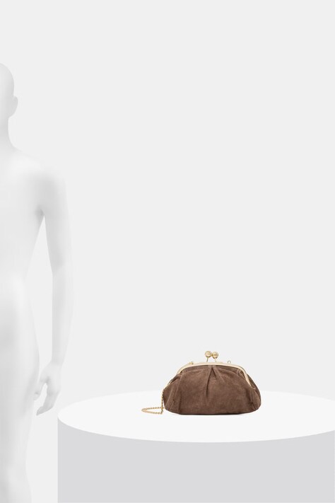 Semišové psaníčko Answear.LAB hnědá barva