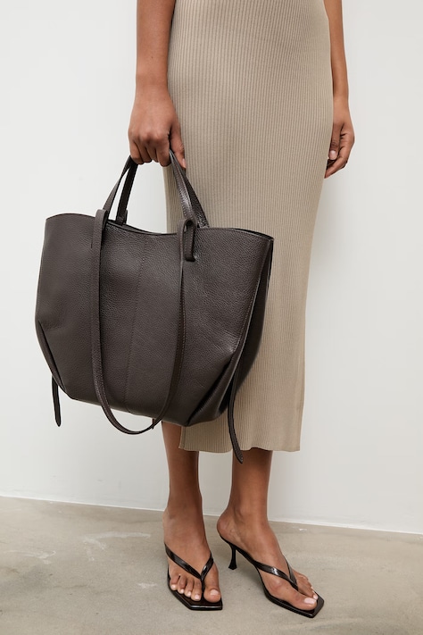 Answear.LAB poseta de piele culoarea maro