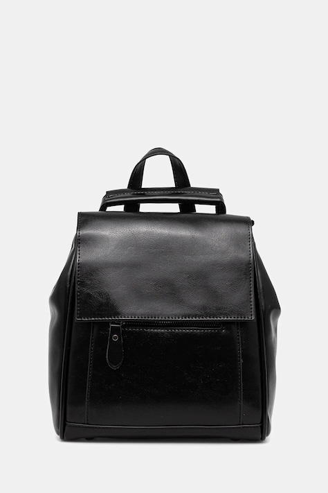 Answear.LAB plecak skórzany damski kolor czarny mały