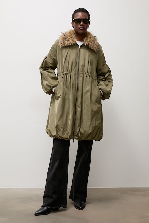 Answear.LAB Parka damska zielona