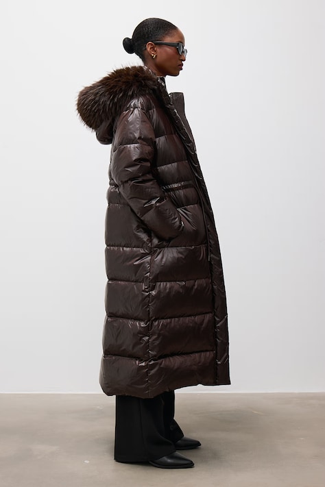 Answear.LAB Kurtka damska brązowa