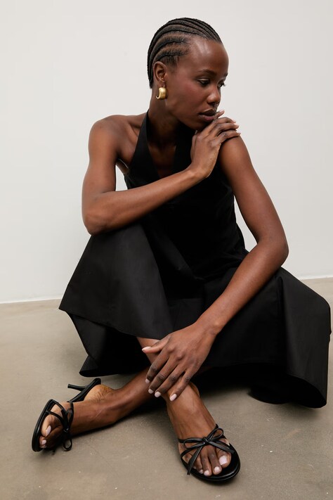 Answear.LAB klapki damskie skórzane czarne