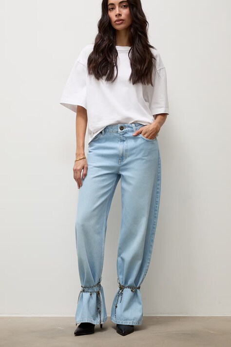 Answear.LAB Jeansy damskie niebieskie