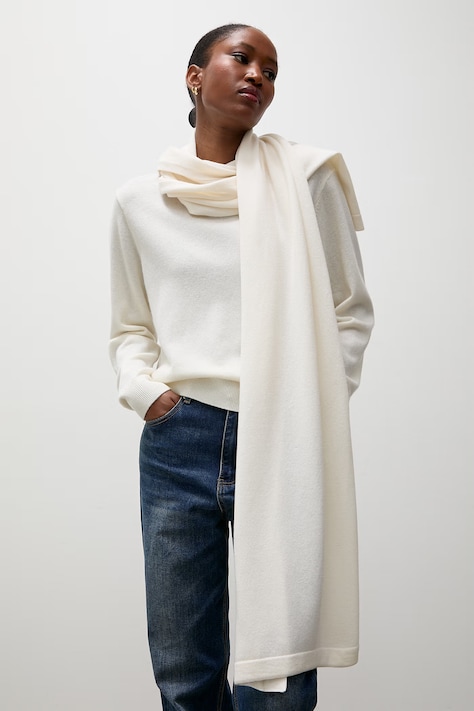 Answear.LAB sweter damski wełniany beżowy