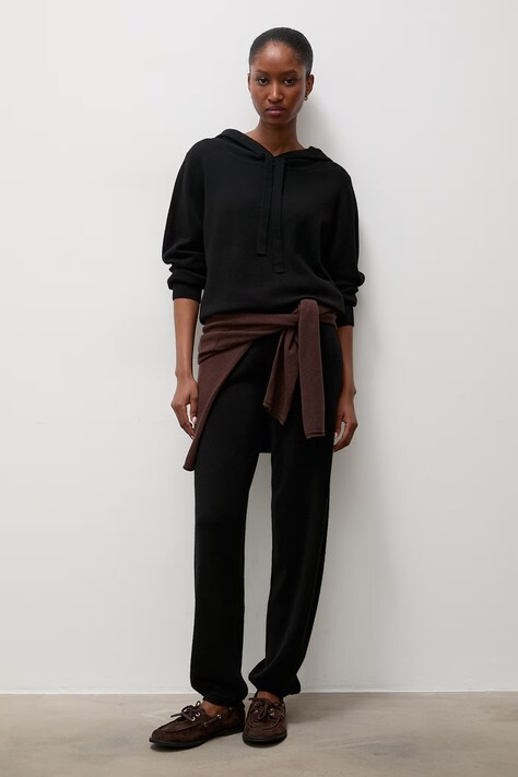 Answear.LAB Sweter damski z kaszmirem czarny