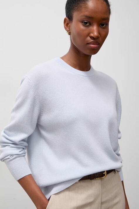 Answear.LAB Sweter damski wełniany niebieski
