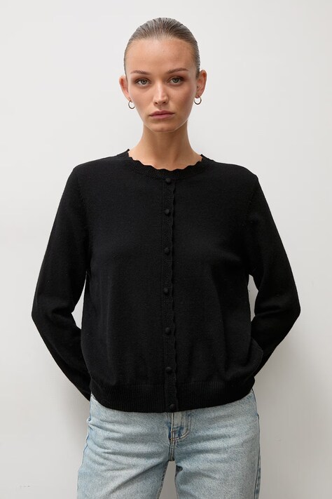 Answear.LAB sweter damski z wełną czarny