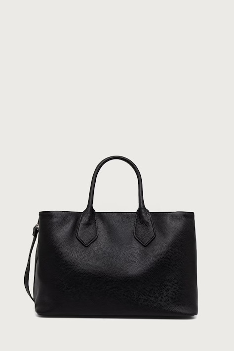 Answear.LAB torebka shopper damska skórzana czarna