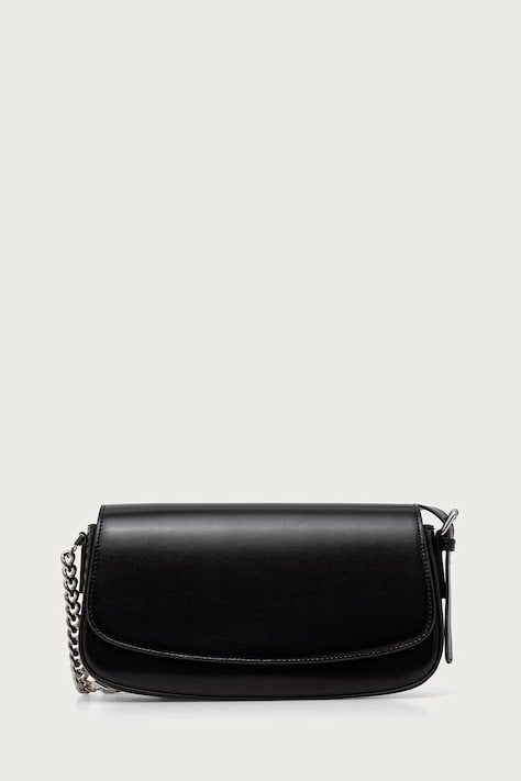Answear.LAB Torebka crossbody damska skórzana czarna