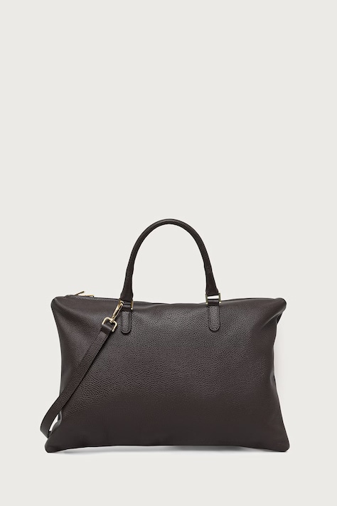 Answear.LAB Torebka shopper damska skórzana brązowa