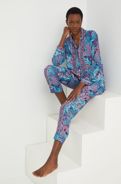 Svilena pidžama Answear Lab