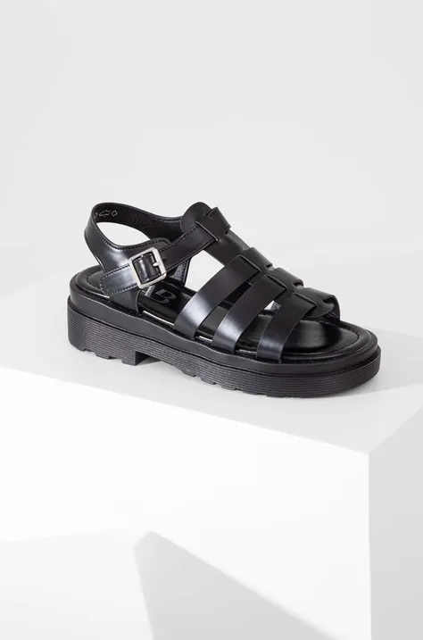 Answear Lab sandały damskie kolor czarny na platformie