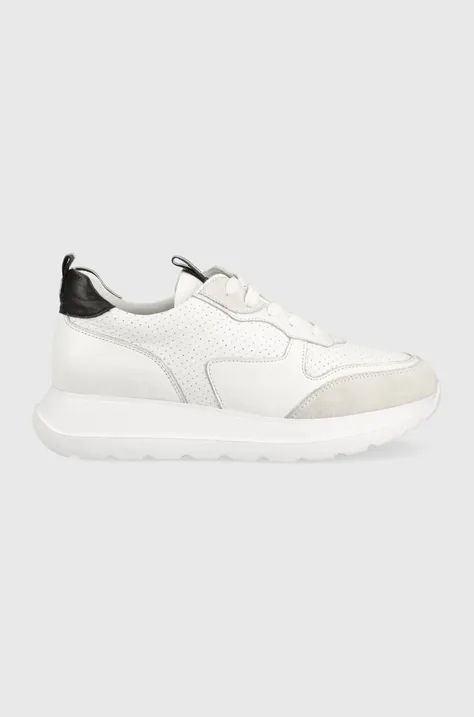 Δερμάτινα αθλητικά παπούτσια Answear Lab χρώμα: άσπρο