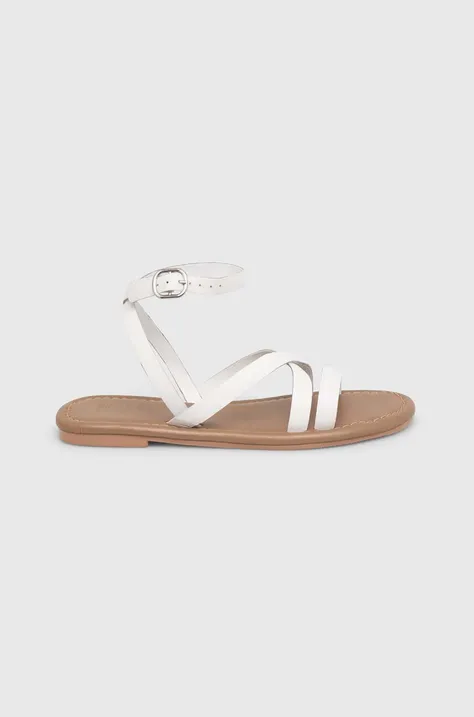 Kožené sandále Answear Lab dámske, biela farba