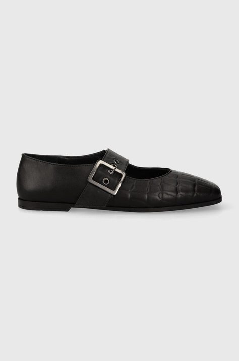 Answear Lab balerrine in pelle colore nero