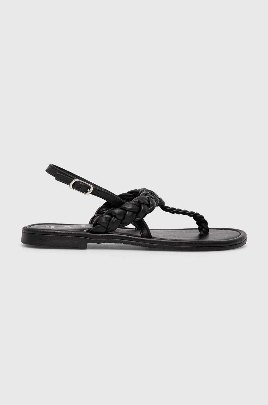 Answear Lab sandali in pelle donna colore nero