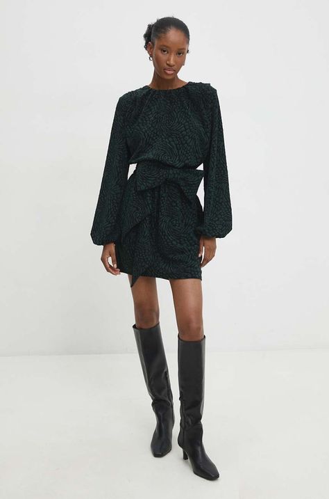 Šaty Answear.LAB zelená barva, mini