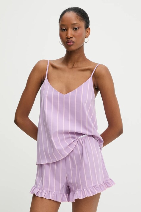 Answear Lab pijama culoarea violet