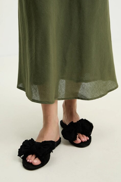Answear Lab papuci femei, culoarea negru