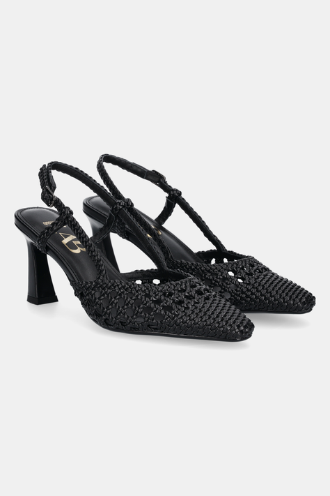 Answear Lab pantofi cu toc culoarea negru