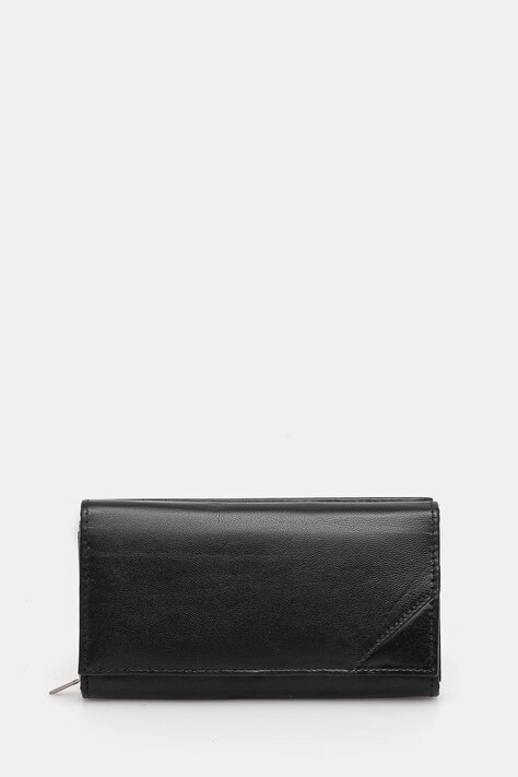 Кожаный кошелек Answear.LAB женский цвет чёрный