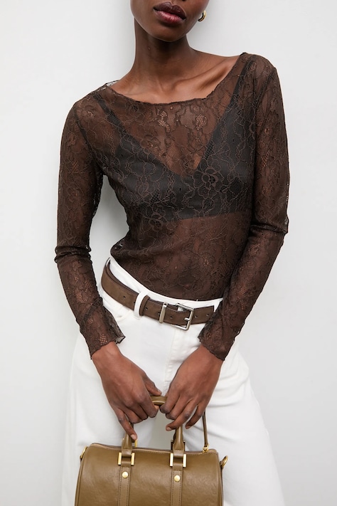 Answear.LAB bluzka damska kolor brązowy