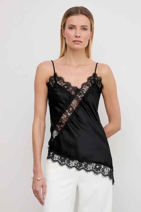 Answear.LAB bluzka damska kolor czarny gładka